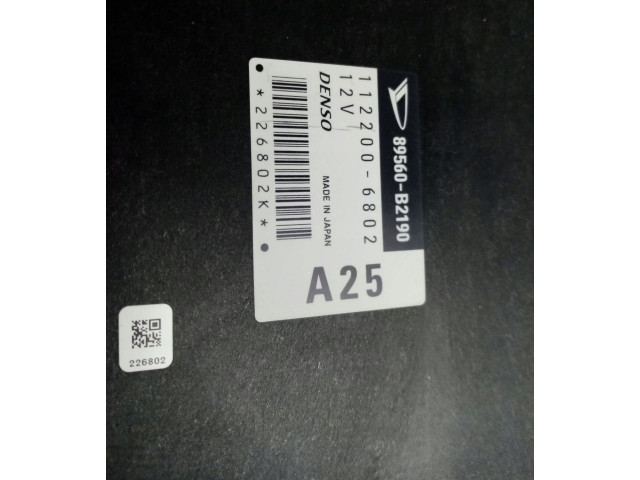 Блок управления двигателем Блок управления 89560-B2190   Daihatsu Cuore