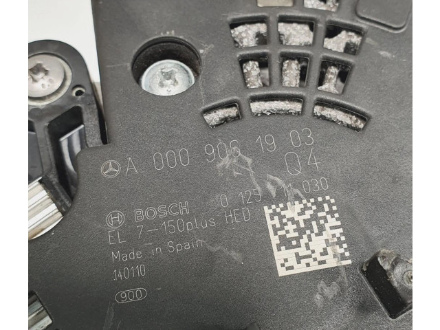 Генератор A0009061903   Mercedes-Benz A W176      