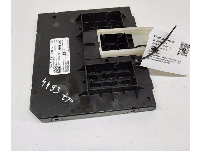 Блок комфорта 5WA937086Q, F005V03401 Skoda Octavia Mk4