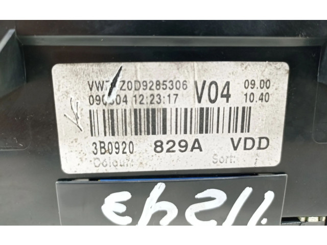 Přístrojová deska Volkswagen Passat Alltrack 2004 3B0920829A