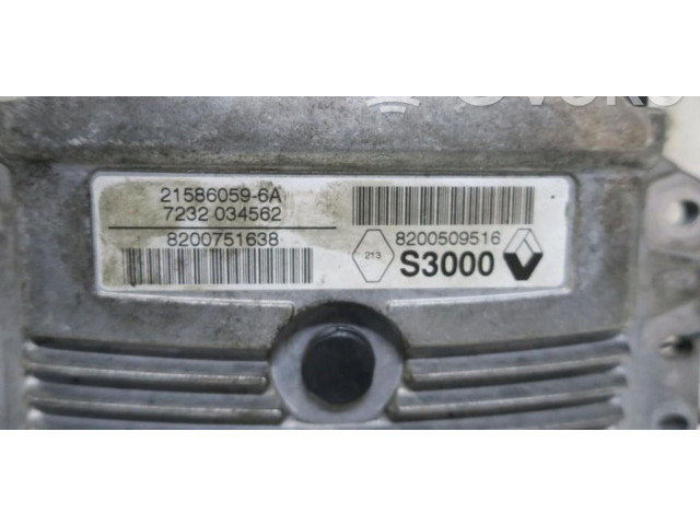 Řídící jednotka 8200751638 Renault Megane II 2007