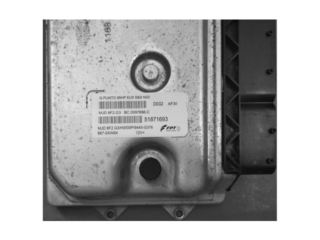Блок управления двигателем Блок управления 51871693, 887-5XW6K Fiat Grande Punto