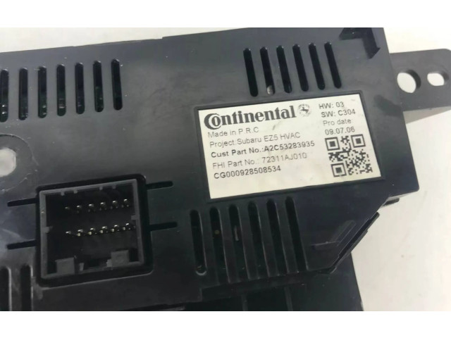 Блок управления климат-контролем 72311AJ010 Subaru Outback