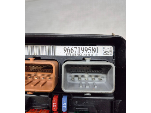 Pojistková skříňka 9667199580 Citroen C3 Pluriel 2009