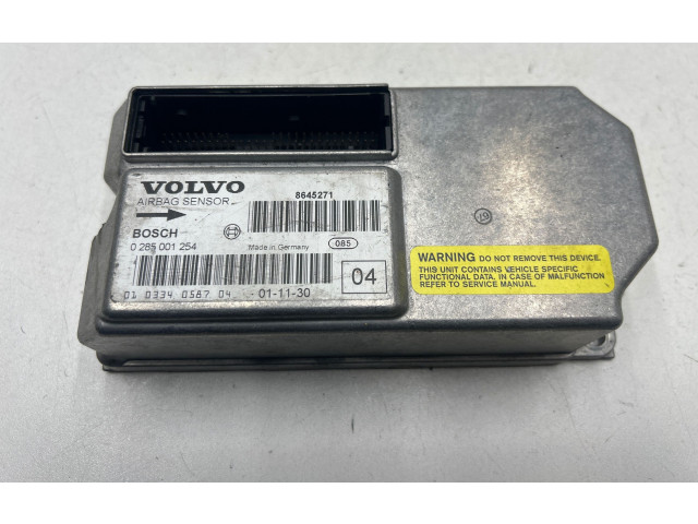 Блок подушек безопасности 8645271, 0285001254   Volvo V70
