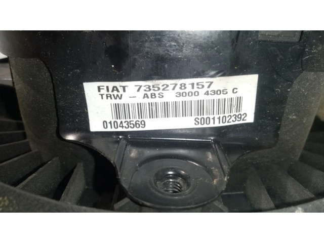 Подушка безопасности водителя 735278157, S001102392   Fiat Punto Evo