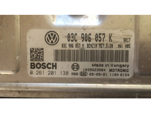 Модуль управления зеркалом крыла 03C906057K Skoda Fabia Mk2 (5J)