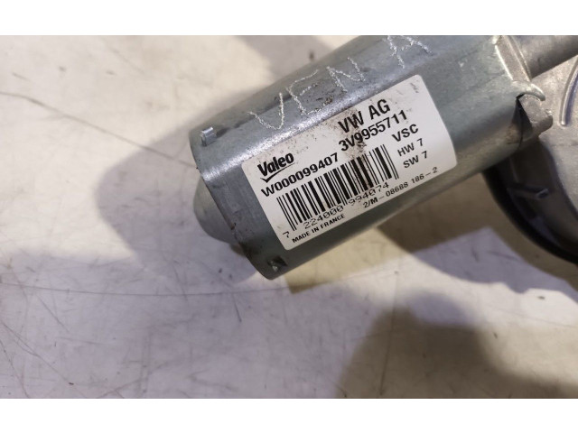 Моторчик заднего дворника 3v9955711    Skoda Superb B8 (3V)