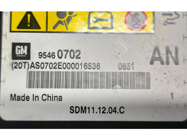Блок подушек безопасности 95460702, SDM111204C   Chevrolet Captiva