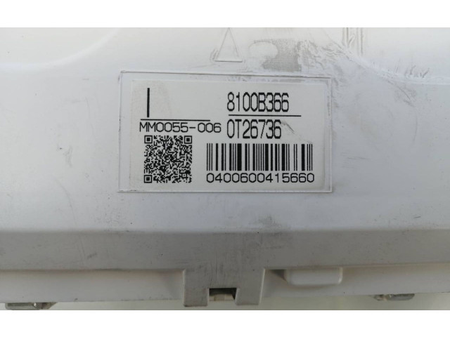 Панель приборов 8100B366, 00T26736 Mitsubishi Lancer Evolution