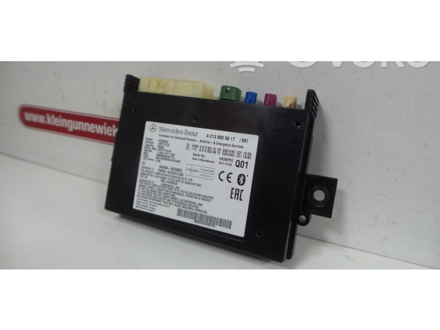 Блок управления A2139003617, A2139002210   Mercedes-Benz A W176