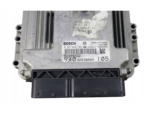 Řídící jednotka 51915432, 0281018703 Alfa Romeo Giulietta 2010