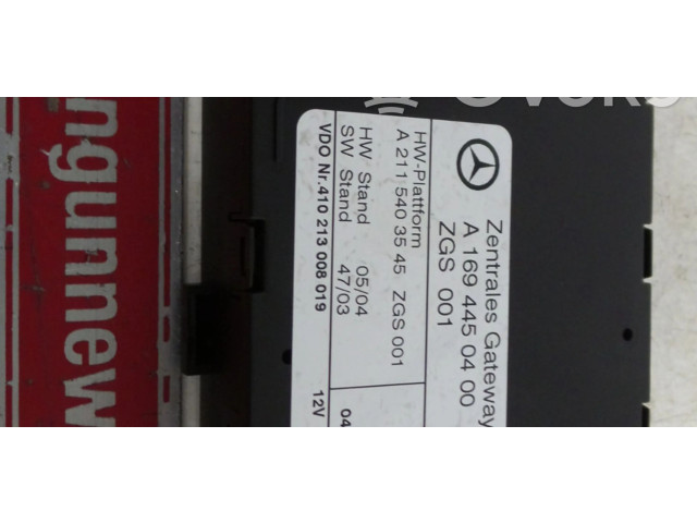 Блок управления A1694450400   Mercedes-Benz A W169