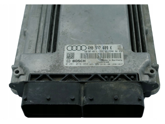 Řídící jednotka 4H0907409K, 0281019358   Audi A8 S8 D4 4H 2014