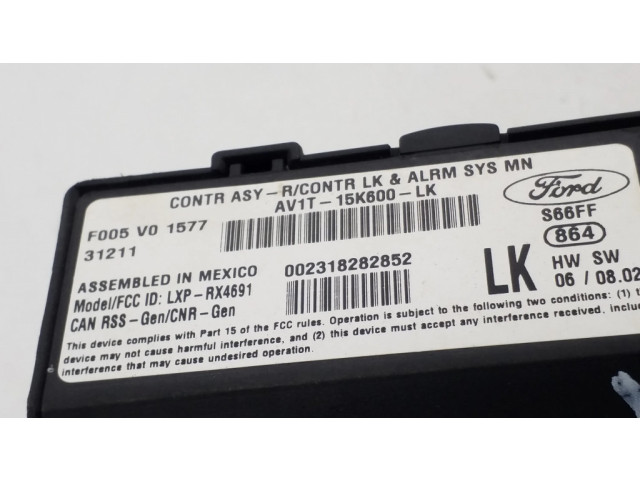 Блок комфорта AV1T15K600LK, F005V01577 Ford Fiesta