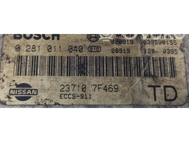 Řídící jednotka 237107F469 Nissan Terrano 2003