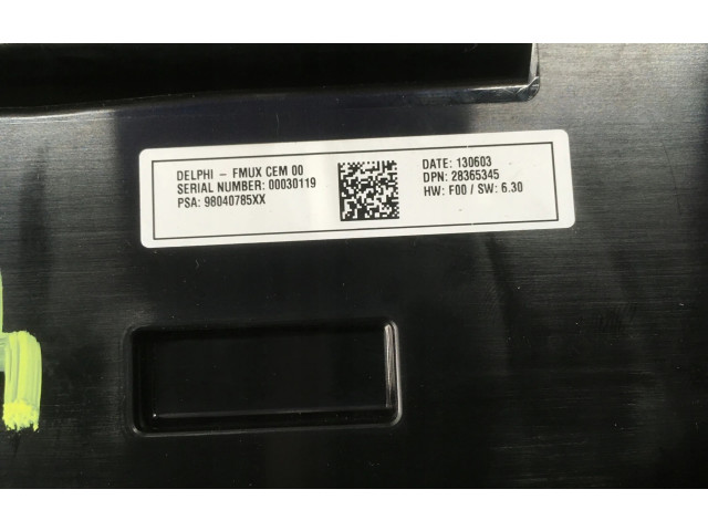 Блок управления климат-контролем 98040785XX Citroen DS4