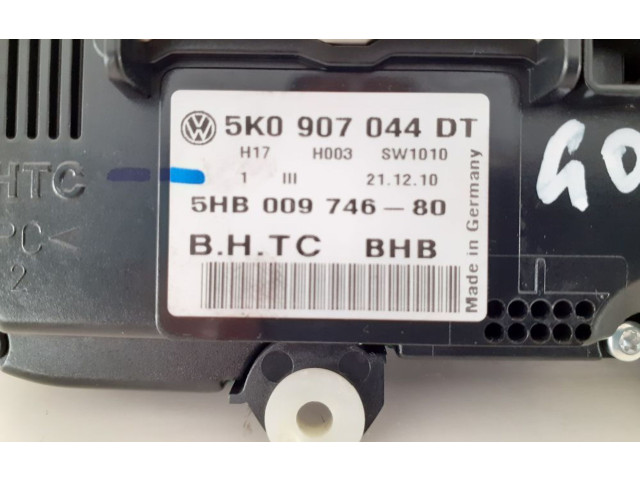 Блок управления климат-контролем 5K0907044DT, 5K0907044DT Volkswagen Golf Plus