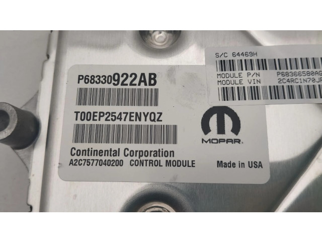 Řídící jednotka 68330922AB Chrysler Pacifica 2018