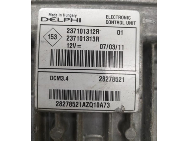 Блок управления двигателя 237101693R Renault Twingo II