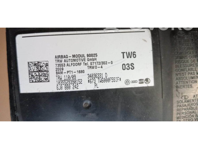 Pojistková skříňka Надувная подушка для крыши 6J0880242, 6J0880242 Volkswagen Amarok 2011