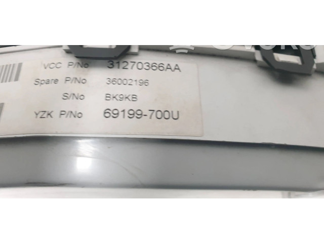 Панель приборов 36002196, 69199700U Volvo V70