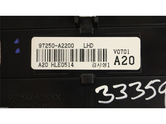 Блок управления климат-контролем 97250A2200WK, A20HLE0514   KIA Ceed