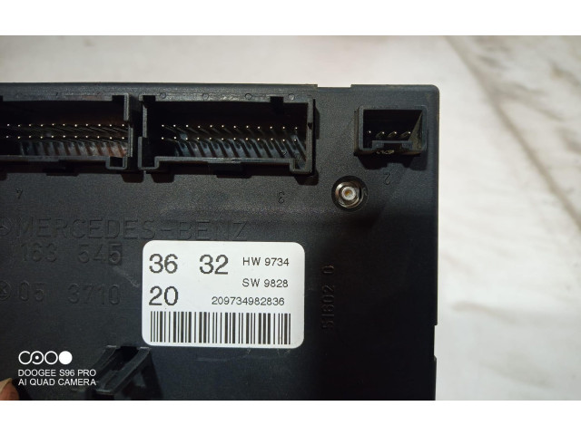 Pojistková skříňka Řídící jednotka BSM 1635450005, 1635450005 Mercedes-Benz ML AMG W164 1999