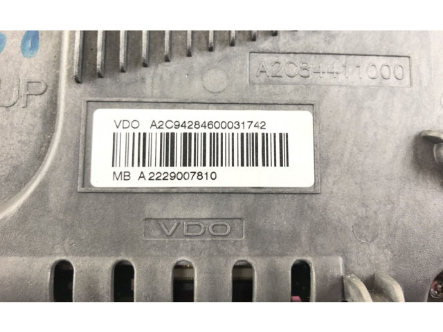 Панель приборов A2C94284600031742, A2229005712   Mercedes-Benz S X222 Maybach       