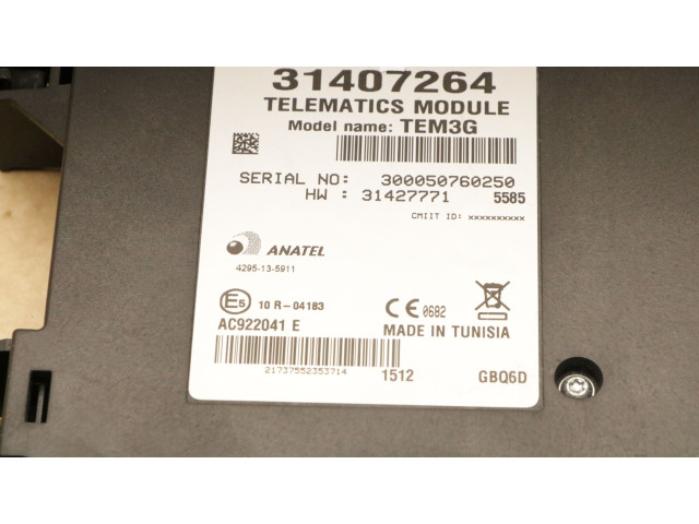 Блок управления 31407264, 31407264 Volvo V70