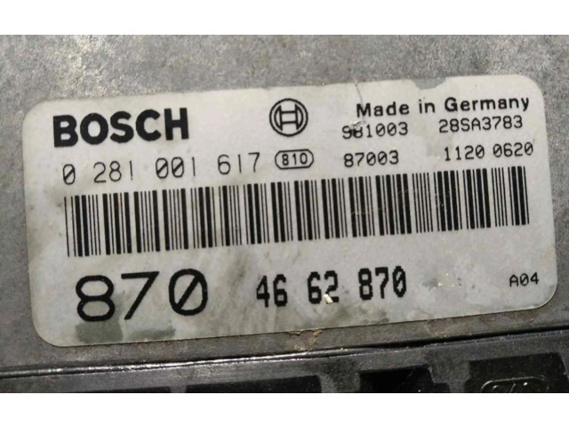 Řídící jednotka 0281001617 Saab 9-3 Ver1