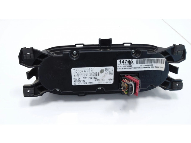 Блок управления климат-контролем 735576169, 12221222 Fiat 500L