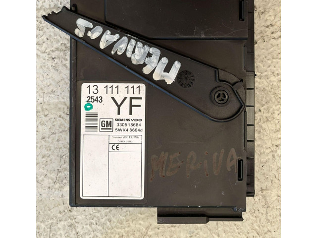 Блок комфорта 5wk48664d, 13111111 Opel Meriva A