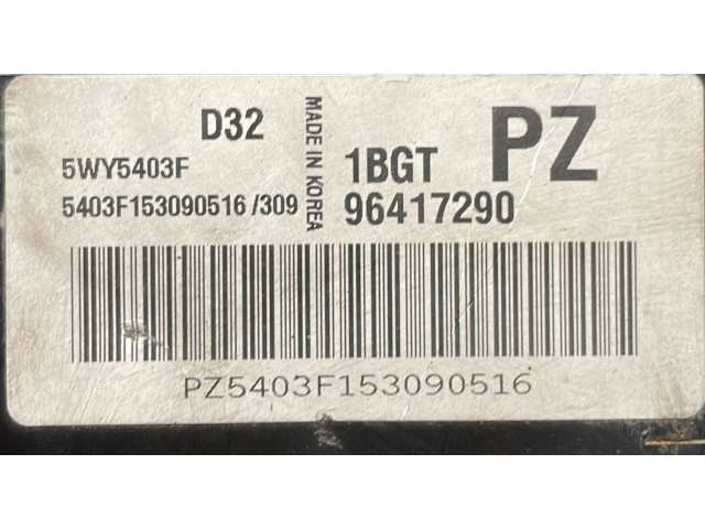 Комплект блоков управления 96417290, 96417290   Chevrolet Matiz