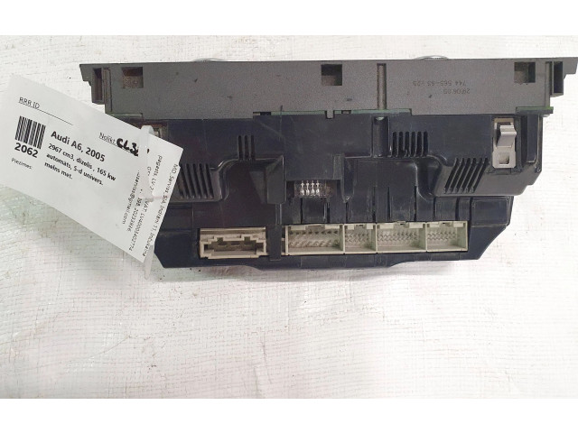 Блок управления климат-контролем 4F1820043S, 5HB00883306 Audi A6 S6 C6 4F