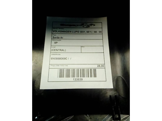 Панель приборов 6N0858069C Volkswagen Lupo