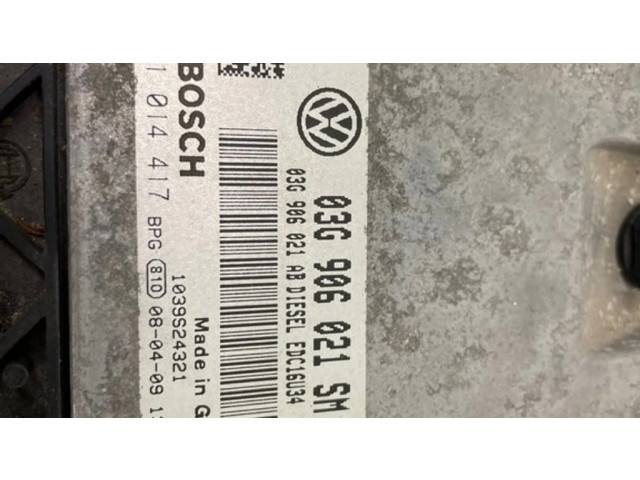 Řídící jednotka 03G906021AB, 0281014417 Audi A3 S3 A3 Sportback 8P 2006