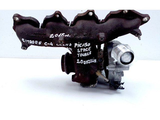  Турбина Citroen C4 Grand Picasso 2.0 53039700394, K0398007873180   для двигателя AHX (DW10FD)      