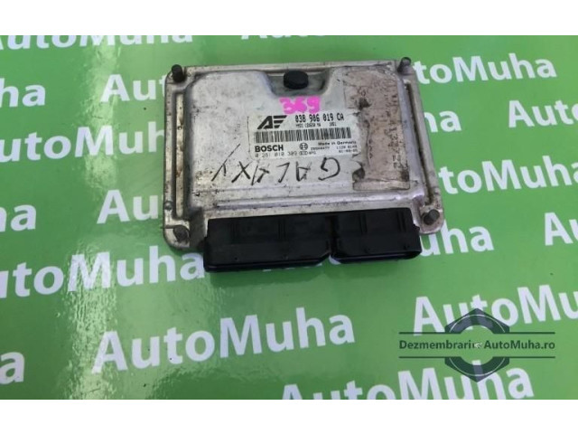 Блок управления двигателем Блок управления 0281010309, 038906019CA Ford Galaxy