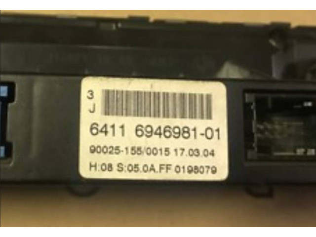 Блок управления климат-контролем 6946981, 6976362 BMW 5 E60 E61