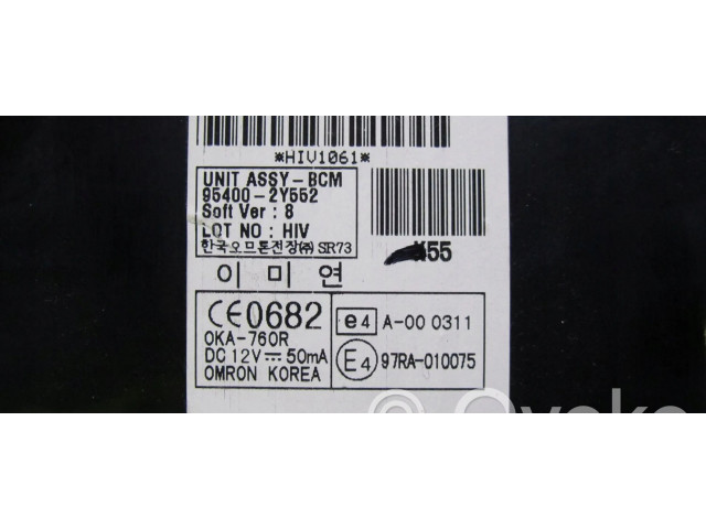 Pojistková skříňka Řídící jednotka BSM 954002Y552 Hyundai ix35 2010