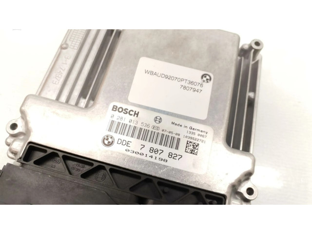 Řídící jednotka 7807827, 0281013536 BMW 1 E81 E87 2007