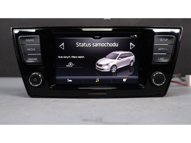 Радио/ проигрыватель CD/DVD / навигация 6V0035869J Skoda Fabia Mk3 (NJ)