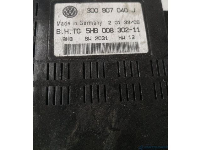 Блок управления климат-контролем 3d0907040j Volkswagen Phaeton