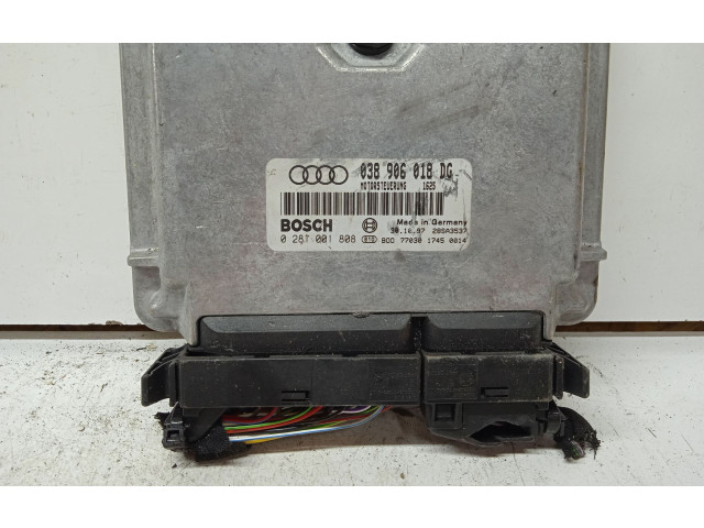 Блок управления двигателя 038906018DG, 0281001808   Audi A6 S6 C5 4B