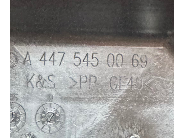 Pojistková skříňka A4475400082, A4475450069 Mercedes-Benz Metris W447 2021