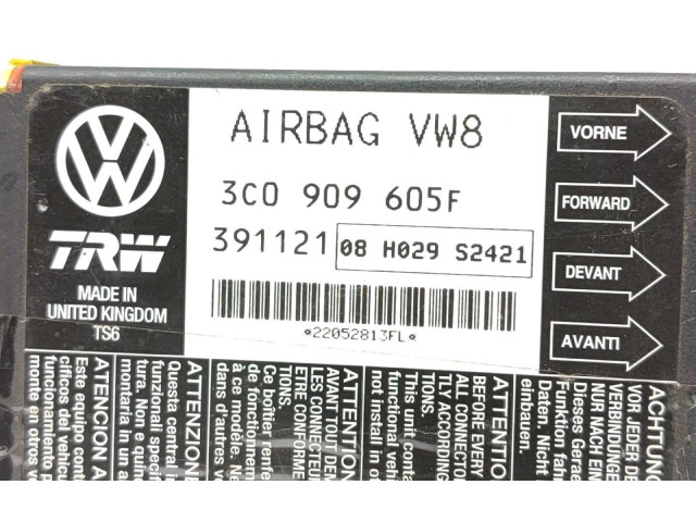 Блок подушек безопасности 3C0909605F, TRW   Volkswagen PASSAT B6