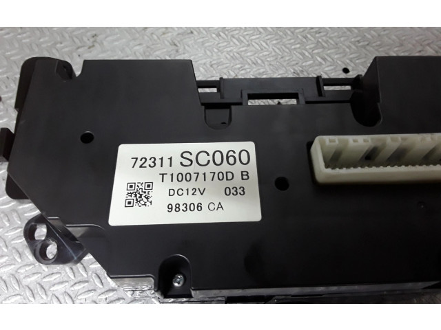 Блок управления климат-контролем 72311SC060   Subaru Forester SH