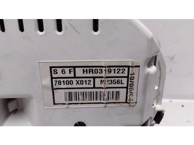 Přístrojová deska Honda Civic 2004 HR0319122, 78100X012