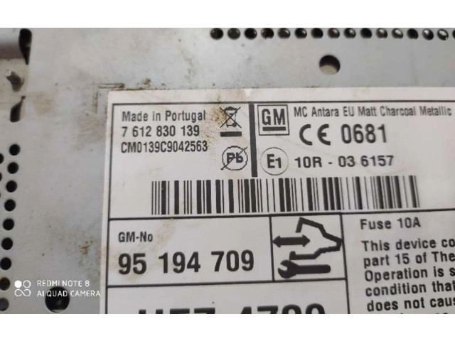 Блок управления навигации (GPS) 95194709, 95194709   Opel Antara